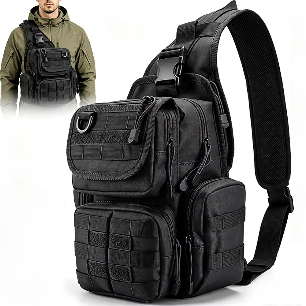 Edc Concealed Carry Sling Bag - Bolsa Tática para Pistola, Bolsa de