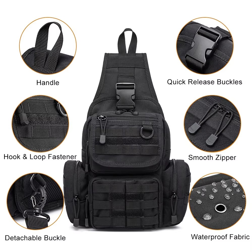 Bolsa Tática para Pistola, Bol - Edc Concealed Carry Sling Bag avaliação e preço